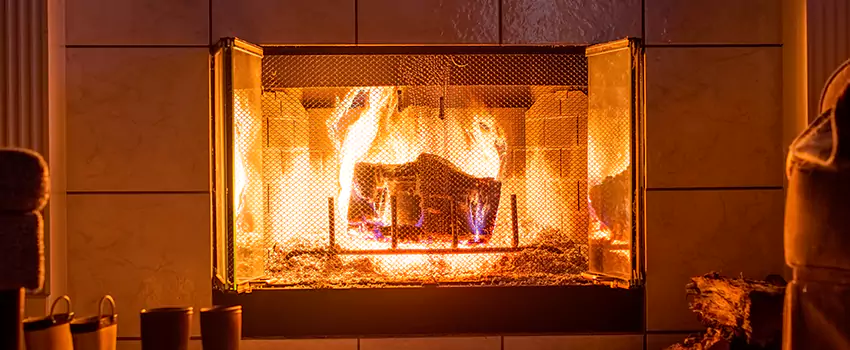 Mendota Hearth Landscape Fireplace Installation in Franklin, Indiana