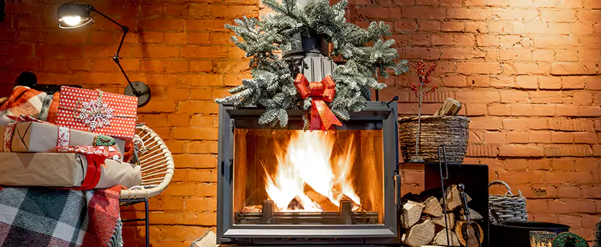 Travis Industries Linear Gas Fireplace Installation in Franklin, Indiana