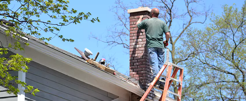 Vinyl and PVC Chimney Flashing Installation in Franklin, IN