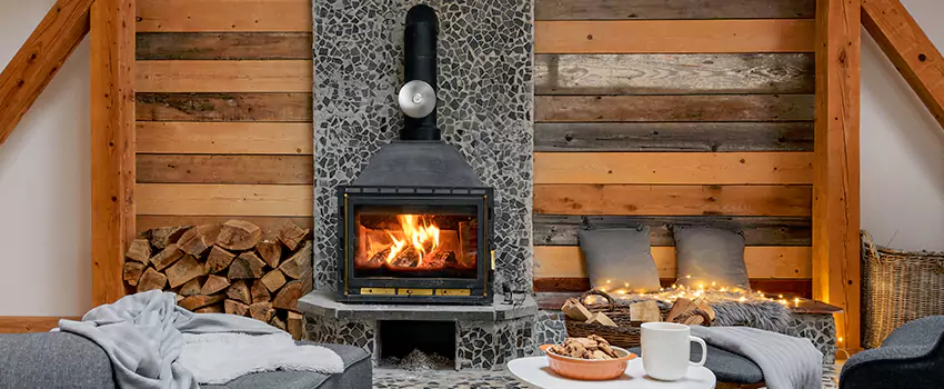 Thelin Hearth Products Direct Vent Gas Stove Fireplace Inspection in Franklin, Indiana